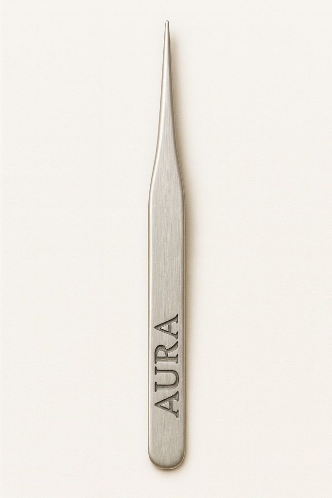 Aura Pro Tweezer - Slim Straight Tip High Volume
